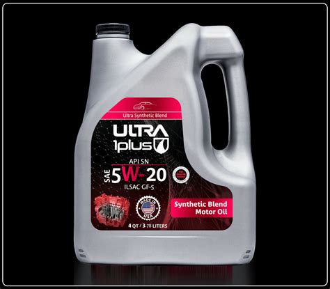 Ultra1plus Sae 5w 20 Synthetic Blend Motor Oil Api Sn Ilsac Gf 5 Gallon