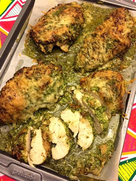 Whatever red sauce you use, this is. Baked Pesto Chicken Recipe With Parmesan Cheese - Melanie Cooks