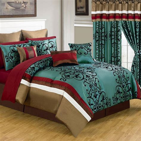 Lavish Home Eve Green 24 Piece Queen Comforter Set 66 00013 24pc Q