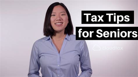 Tax Tips For Seniors Cloudtax Tax Tips Youtube