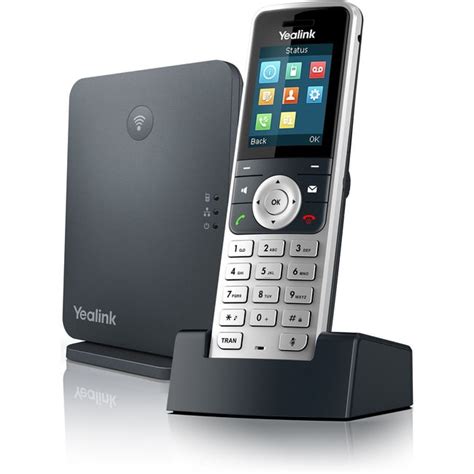 Yealink Ip Phone Cordless Corded Dect Wall Mountable Desktop Handset