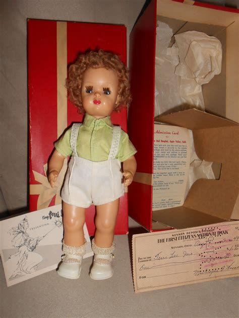 Unusual Rare Tiny Jerri Lee In A Lime Green And White Sports Suit Doll Has Caracul Wig Check