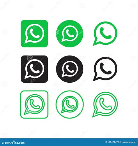 Whatsapp Social Media Icons Editorial Photography Illustration Of
