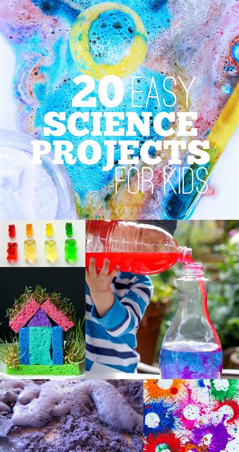 20 Easy Science Projects For Kids A Crafty Living Easy Science