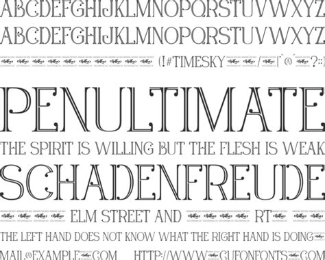 Timesky Personal Use Font Download Free For Desktop And Webfont