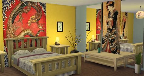 Simsdelsworld The Sims 4 Japanese Wall 02 Historical