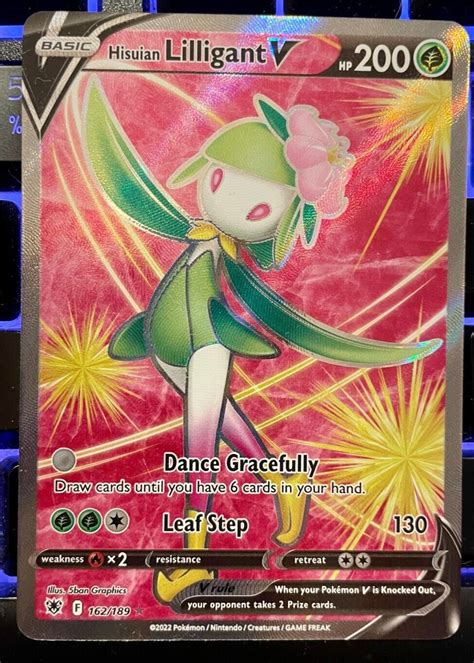 Pokemon Astral Radiance Hisuian Lilligant V Full Art 162189 Values Mavin