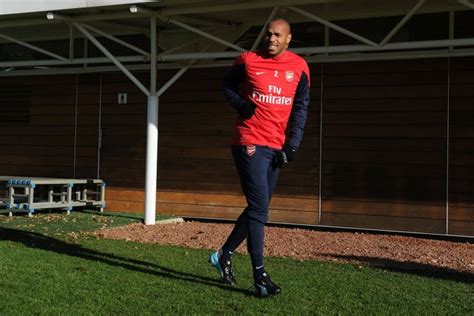 Hes Back Again Former Arsenal Striker Thierry Henry Trains With The