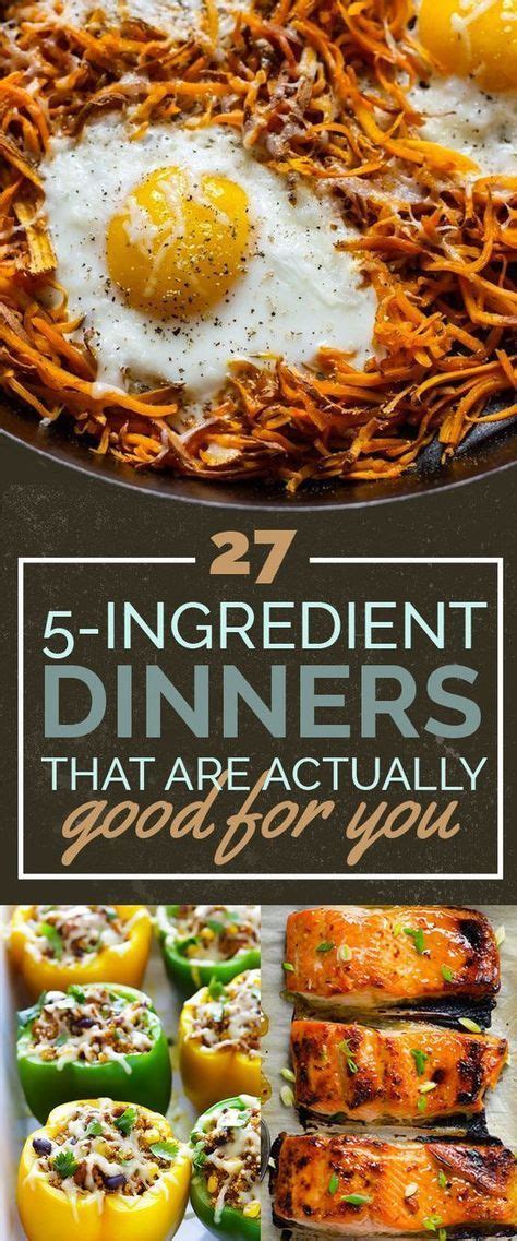 27 5-Ingredient Dinners That Are Actually Healthy | 5 ...