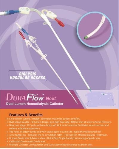 Lumen Hemodialysis Catheter Dura Flow Dual Next At Best Price In