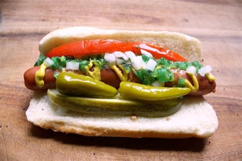 How To Make A Chicago Style Hot Dog The Paupered Chef