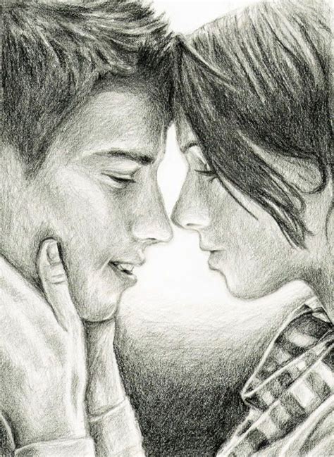 Pin By Mckenzie Harvey On Sketches Love Drawings Couple Sketches Of