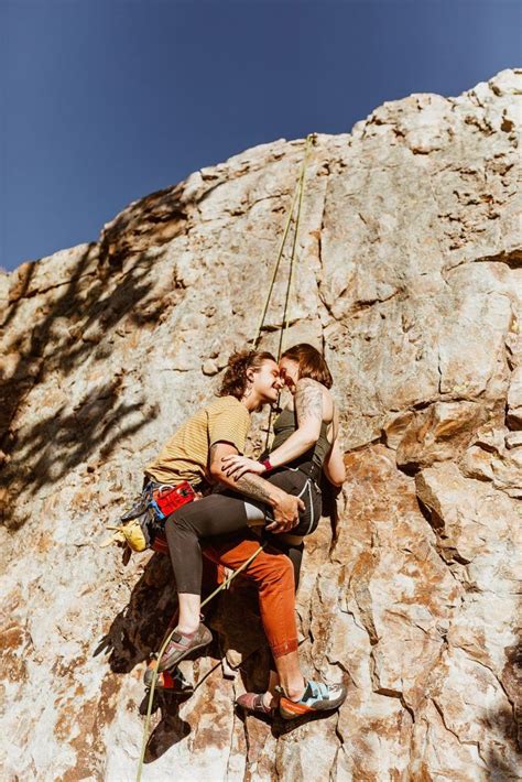 Adventurous Rock Climbing Couple Photos In 2023