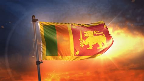 Sri Lanka Calendar With National Country Flag Month D
