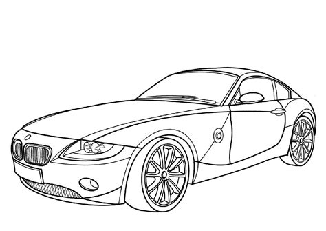 Modelele bmw m seria 3 sedan. Ausmalbilder BMW. Drucken für Kinder kostenlos | WONDER DAY
