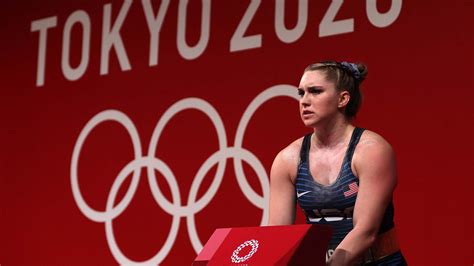Us Mattie Rogers Emotional After 138kg Clean And Jerk Nbc Olympics