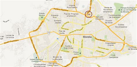Mapa De Morelia