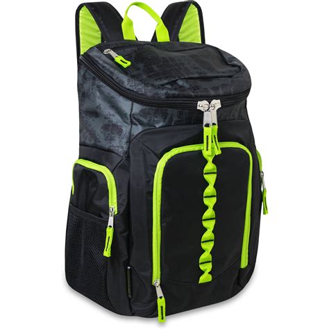 18 Inch Deluxe Top Zip Backpack With Double Side Pockets