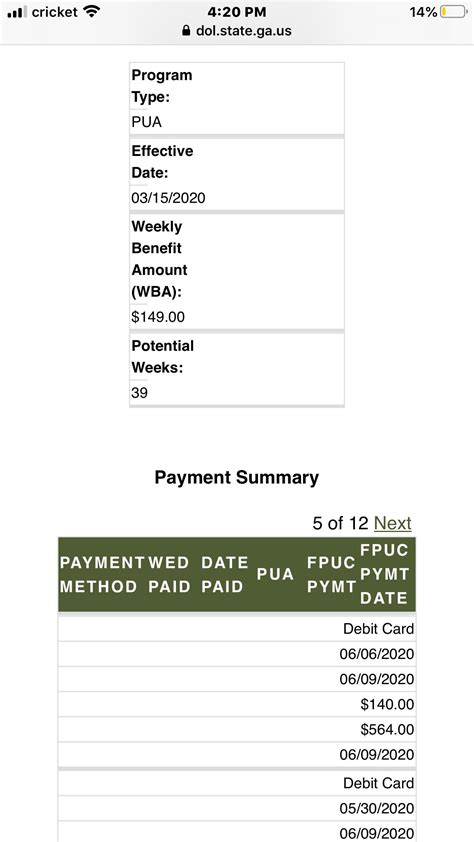 [GEORGIA] My ui portal says I was supposed to be paid for 12 weeks on