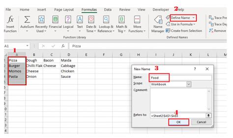 Create Drop Down In Excel