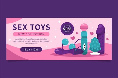 Free Vector Flat Design Sex Toys Banner