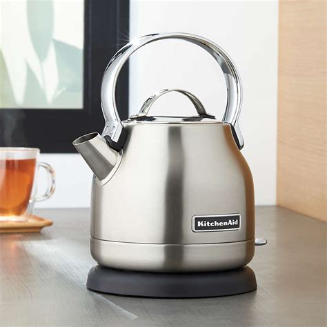 KitchenAid Silver Electric Kettle Reviews Crate Barrel