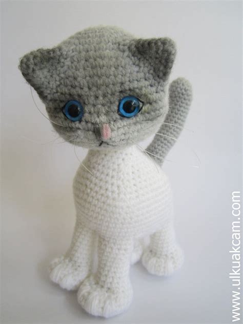Amigurumi Jointed Cat Pattern Etsy Canada Crochet Cat Crochet Cat