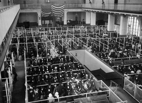 At Peak Most Immigrants Arriving At Ellis Island Were Processed In A
