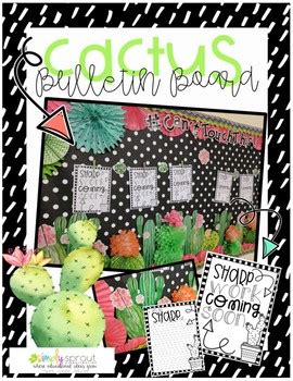 All those bulletin boards getting you down? Cactus Bulletin Board Sharp work coming soon! by Mrs ...