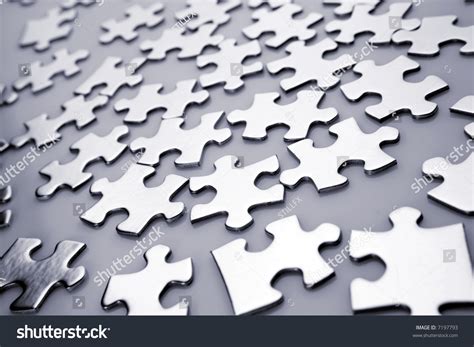 Scattered Shiny Jigsaw Puzzle Pieces Stock Photo 7197793 Shutterstock
