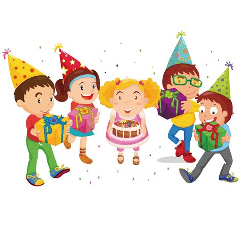 Birthday Party Cartoon Drawing Drawings Of Birthday Party Boddeswasusi
