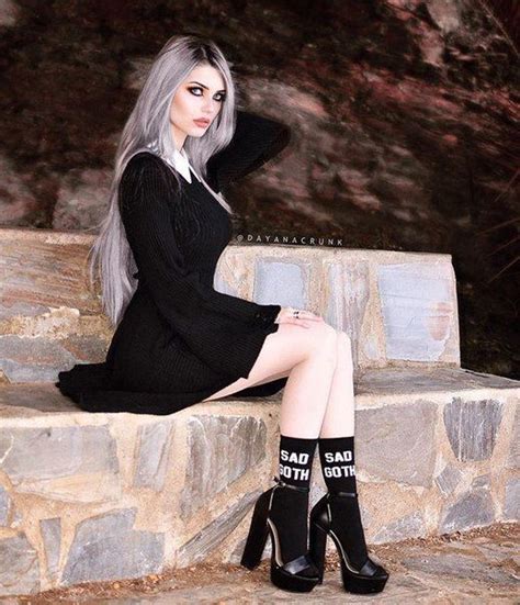 Beautiful Dayana Crunk Gothic Outfits Fashion Hot Goth Girls
