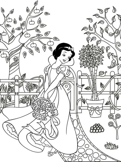 Snow White Coloring Page Of Princess Disney Mitraland The Best Porn Website