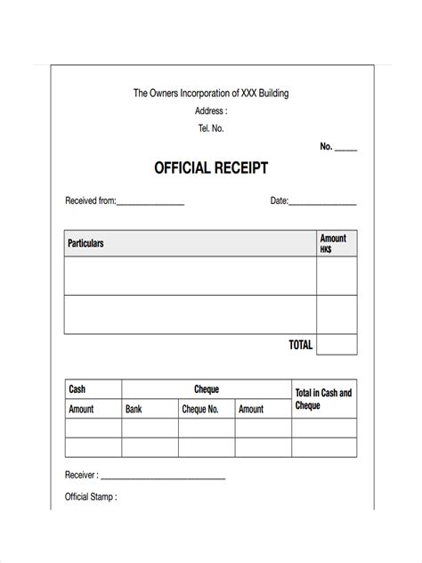 Receipt In Pdf 28 Examples Format Sample Examples