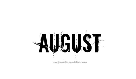 Desain rumah kali ini terlihat asri karena di tengah bangunan terdapat taman dan kolam ikan, taman dan kolam ikan tersebut dapat dinikmti dari dalam ruangan, karena. August Month Name Tattoo Designs - Tattoos with Names