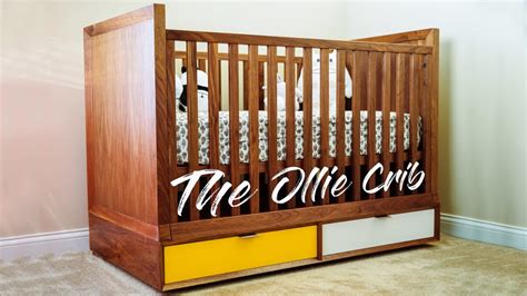 We knew she was ready and we were so excited for the joy it would bring her to break free from the confines of her. Making a Mid Century Modern Baby Crib || How To Build ...
