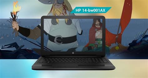 HP 14-bw001AX, Laptop Gaming Murah APU A9 Harga 5 Jutaan