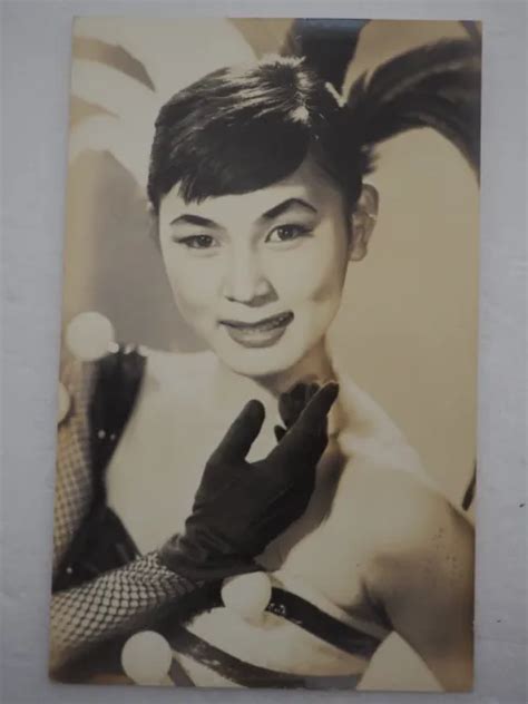 vintage bromide photo card japanese takarazuka actress 1940s 1950s ey1416 £8 39 picclick uk