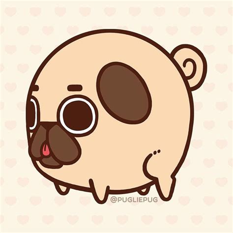 Pin By Cheryl Pets On Pug Puppy Drawing Easy Cute Pugs Pug Cartoon