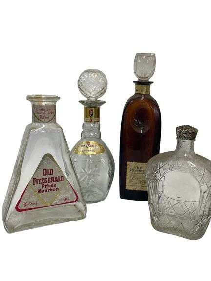 Vintage Liquor Bottles Resettled Life