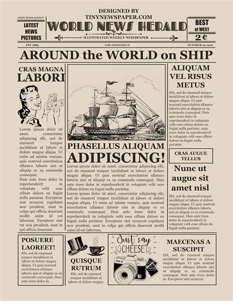 027 Newspaper Template For Microsoft Word Maxresdefault Old Within Old
