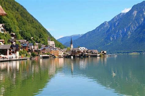 Austria Oostenrijk Hallstatt Lakes Austria Lake Village