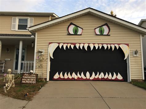 Turned my house into a MONSTER HOUSE for Halloween this year! I love it