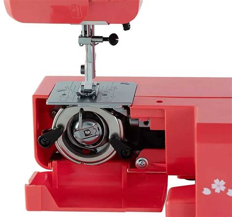 Janome Juno E1015 Sewing Machine Red Modelis E1015 Red žema Kaina