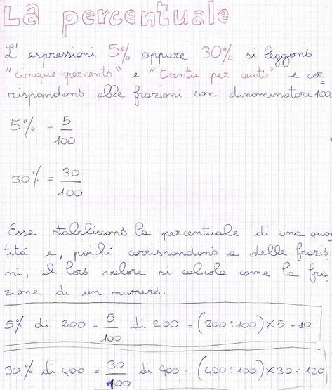 Didattica Scuola Primaria La Percentuale Matematica Delle Scuole