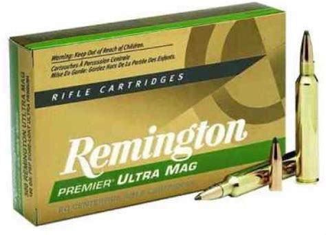 Remington 7mm Rem Short Ultra Mag 150 Grain Premier Pointed Soft Point