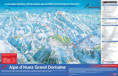 Plan Des Pistes Alpe Dhuez