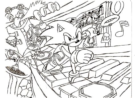 All of these printable sonic the hedgehog coloring pages are free but you may only use them for personal purpose. Christmas Sonic Coloring Pages at GetColorings.com | Free ...