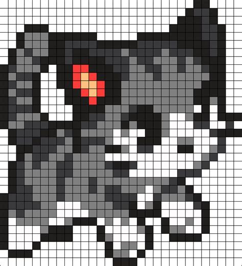 Easy Minecraft Pixel Art Cat