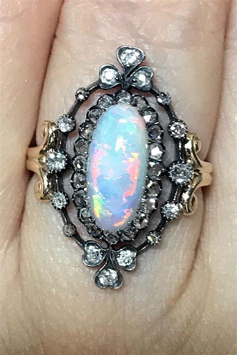 24 Opal Engagement Rings For The Modern Brides Oh So Perfect Proposal